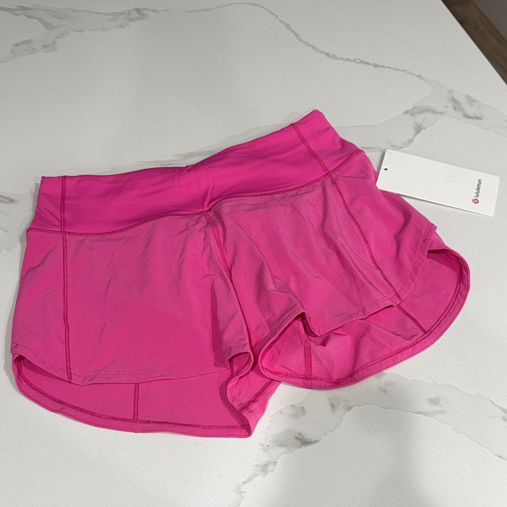 Lululemon Athletica Bright Pink Athletic Shorts